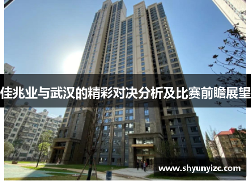 佳兆业与武汉的精彩对决分析及比赛前瞻展望